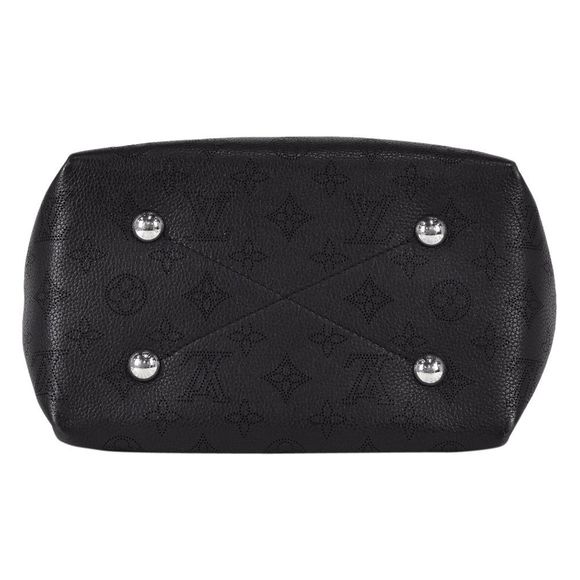 Louis Vuitton Shoulder Bag Punching Monogram Mahina Noir Black - Picture 6 of 14